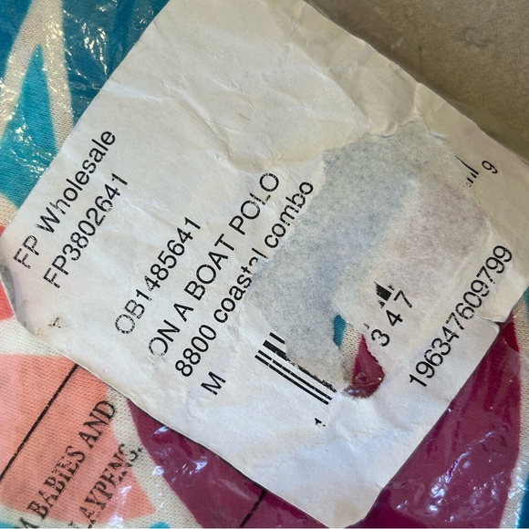 NWT FREE PEOPLE On A Boat Boxy Crop Polo - Picture 12 of 12